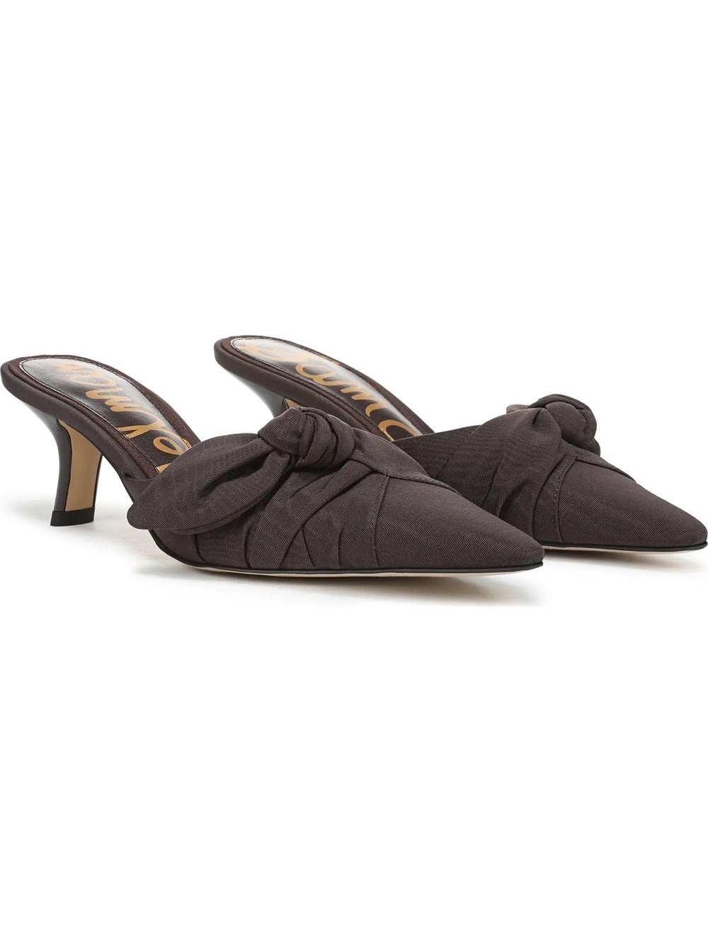 Sam Edelman Pointed Knot Mule - Dark Brown - Picture 1 of 7